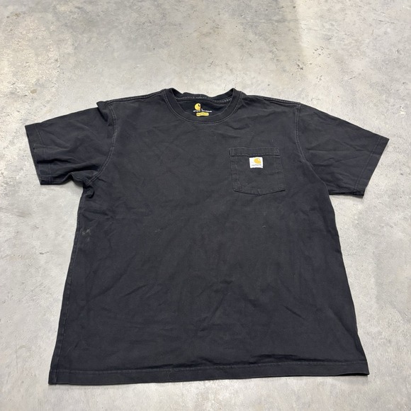 Carhartt ShortvSleeve T-shirt Original Fit Mens Size‎ Large Black Heavyweight - Picture 1 of 4